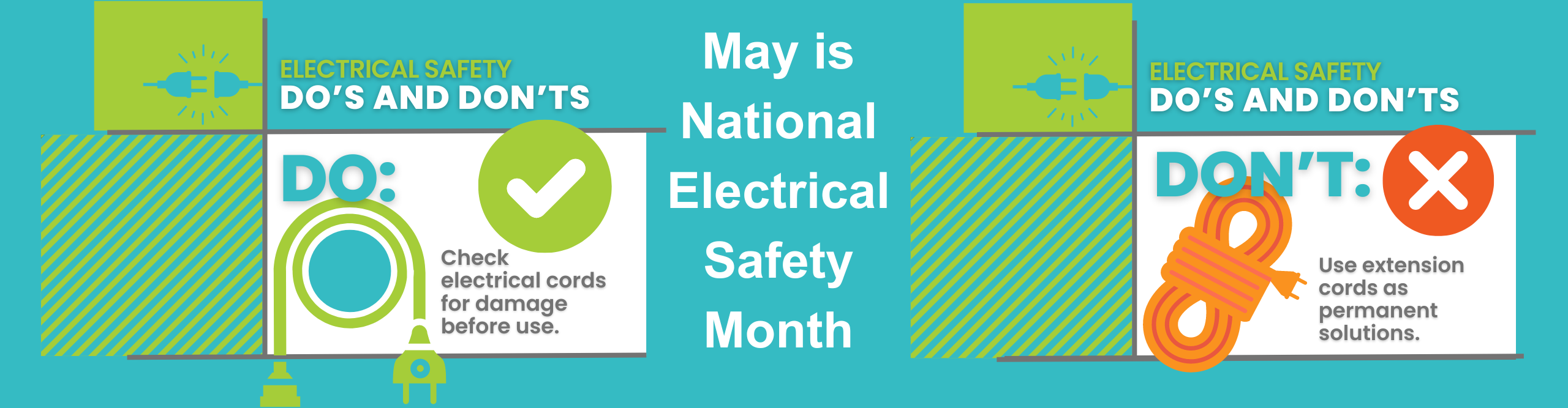 May is electrical safety month