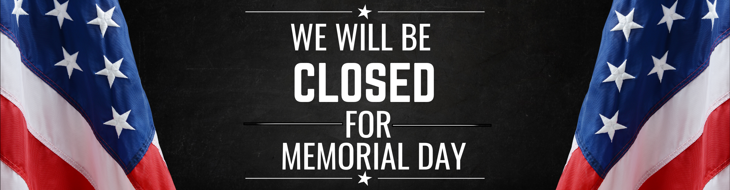 Office Closed for Memorial Day