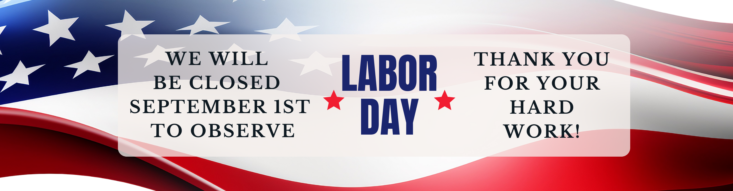 Labor Day office closed