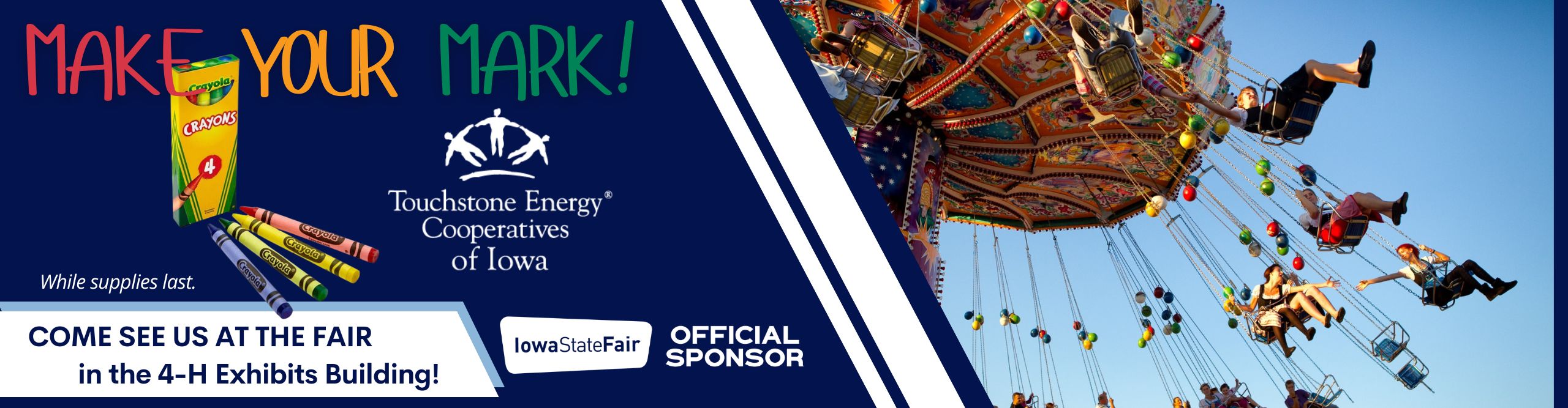Come see us at the fair - make your mark
