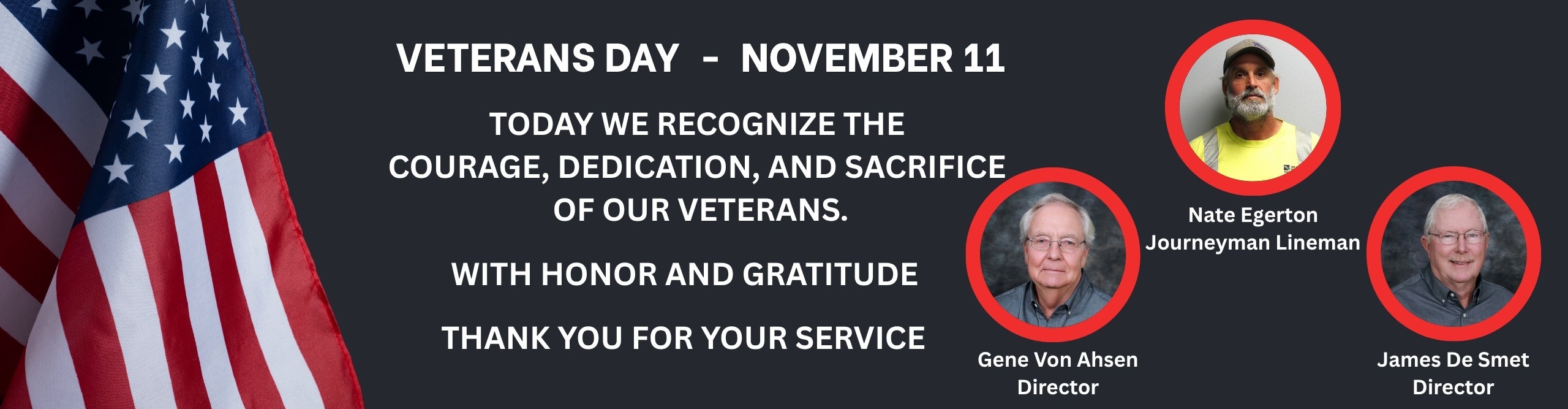 Honor our veterans