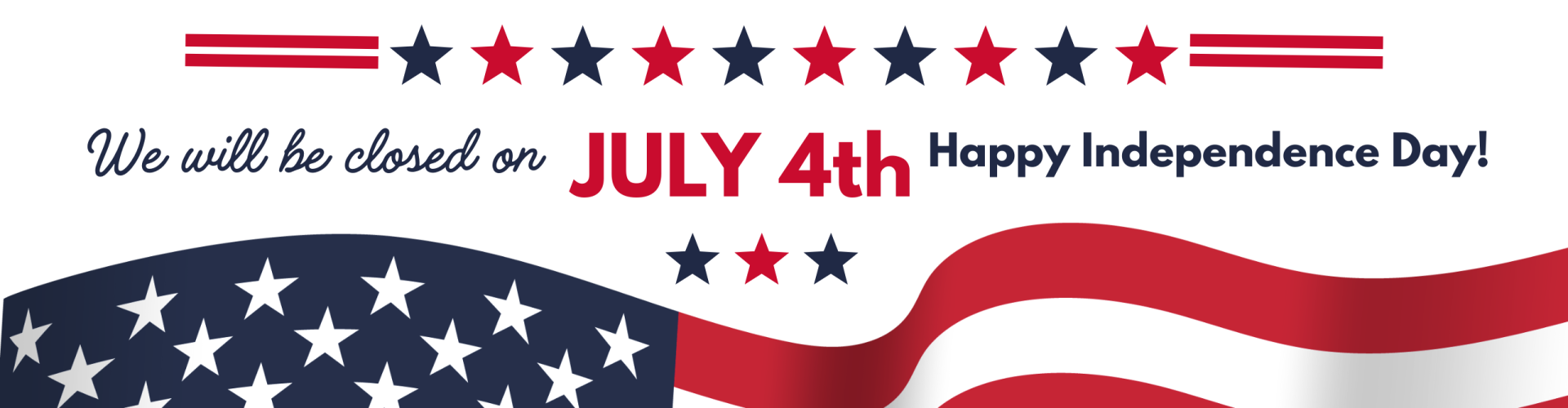 Office closed July 4